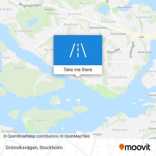 Grönviksvägen map