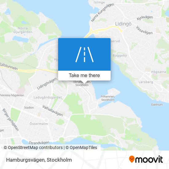 Hamburgsvägen map