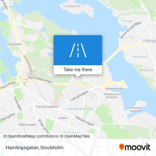 Hamlingsgatan map