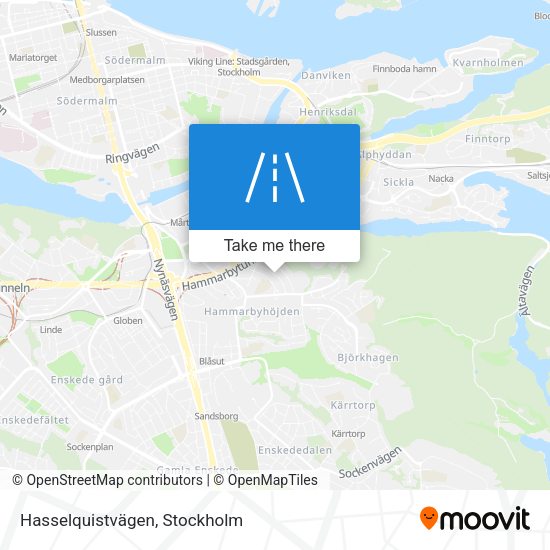 Hasselquistvägen map