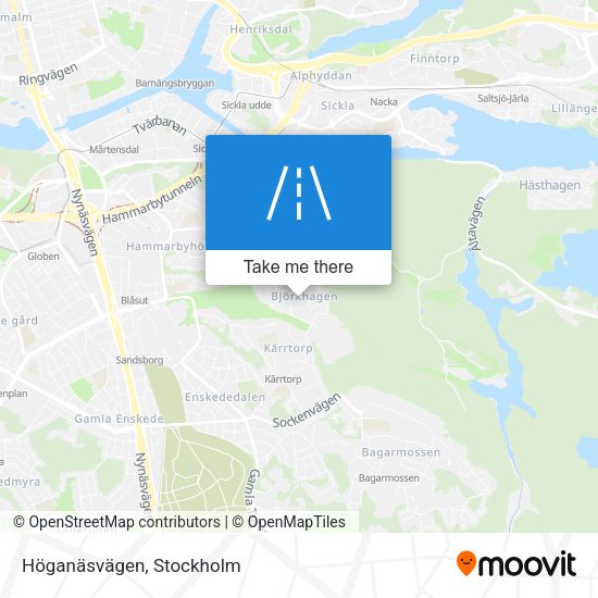 Höganäsvägen map