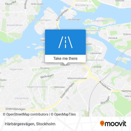 Härbärgesvägen map