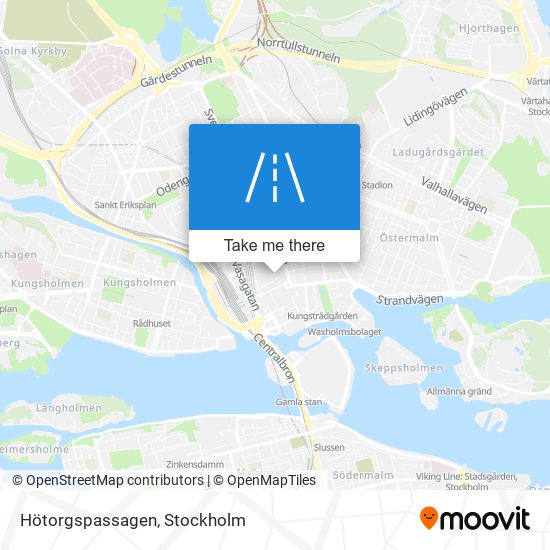 Hötorgspassagen map