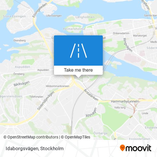 Idaborgsvägen map