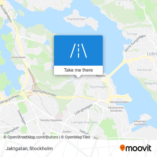 Jaktgatan map