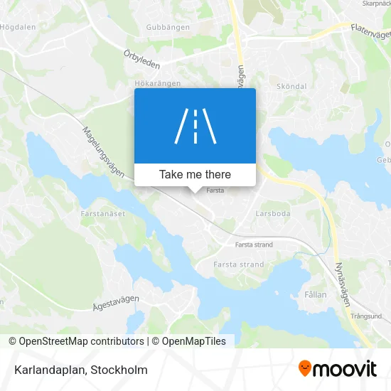 Karlandaplan map