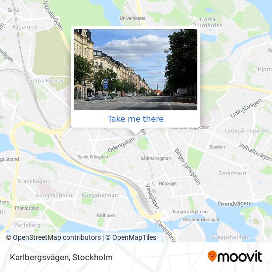 Karlbergsvägen map