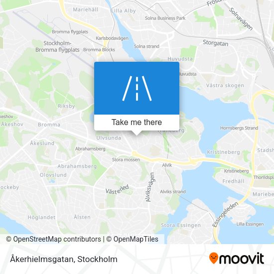 Åkerhielmsgatan map