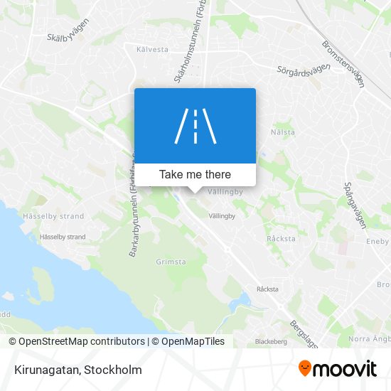 Kirunagatan map