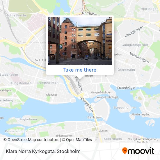 Klara Norra Kyrkogata map