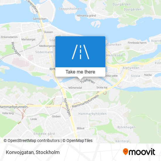 Konvojgatan map