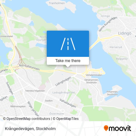 Krångedevägen map
