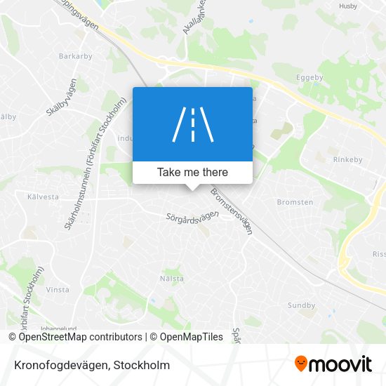 Kronofogdevägen map