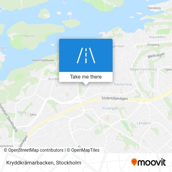 Kryddkrämarbacken map
