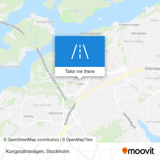 Kungssätravägen map
