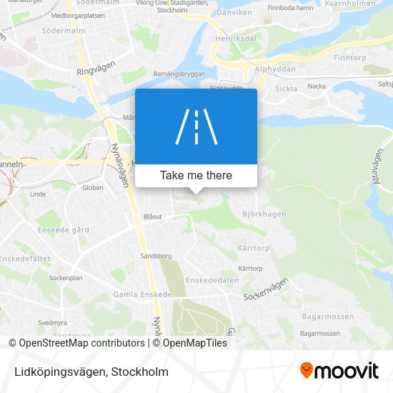 Lidköpingsvägen map