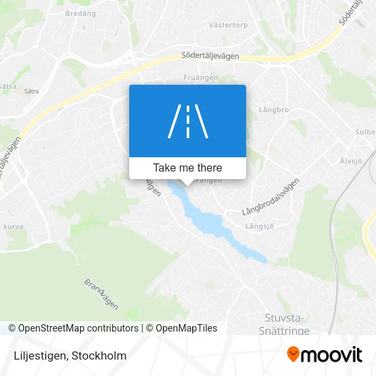 Liljestigen map