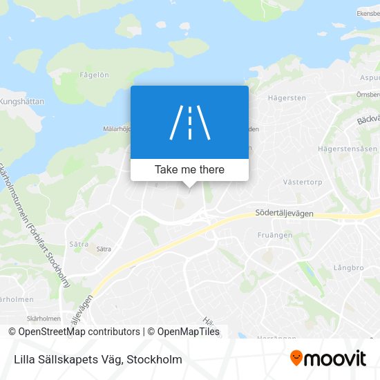 Lilla Sällskapets Väg map