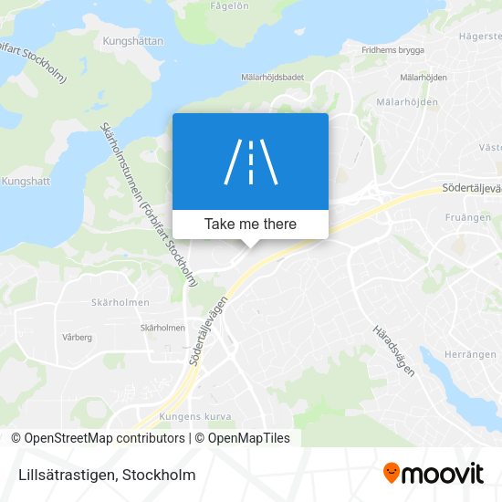 Lillsätrastigen map
