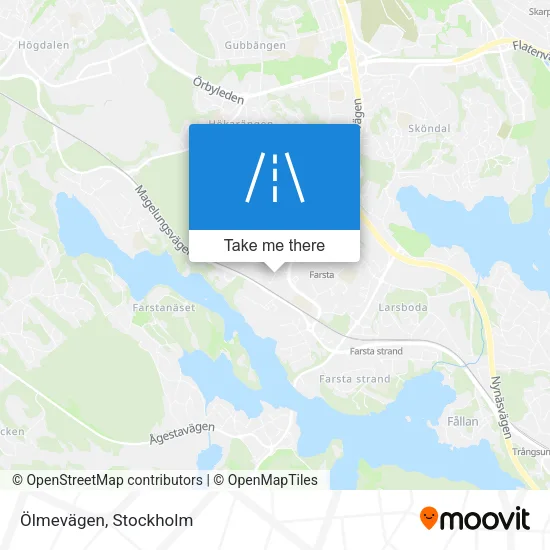 Ölmevägen map