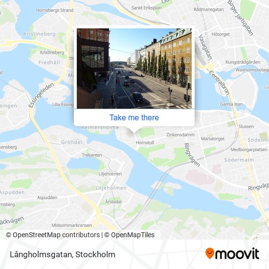 Långholmsgatan map