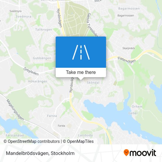 Mandelbrödsvägen map
