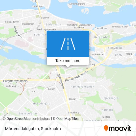 Mårtensdalsgatan map