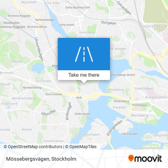 Mössebergsvägen map