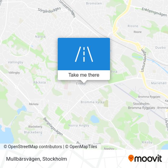 Mullbärsvägen map