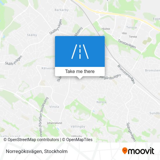 Norregöksvägen map
