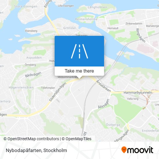 Nybodapåfarten map