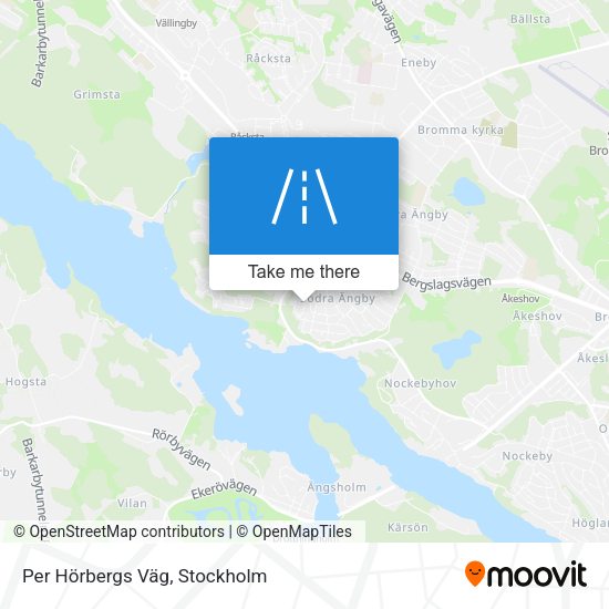 Per Hörbergs Väg map