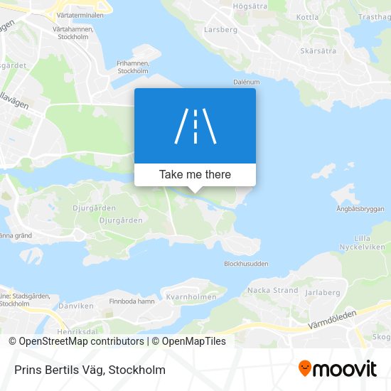 Prins Bertils Väg map