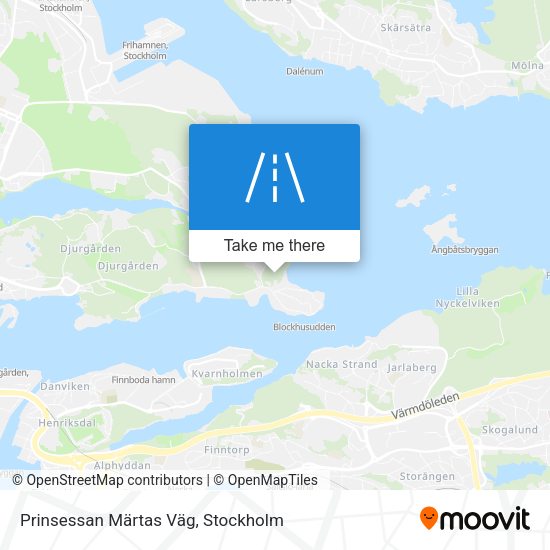 Prinsessan Märtas Väg map