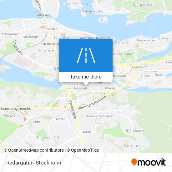 Redargatan map