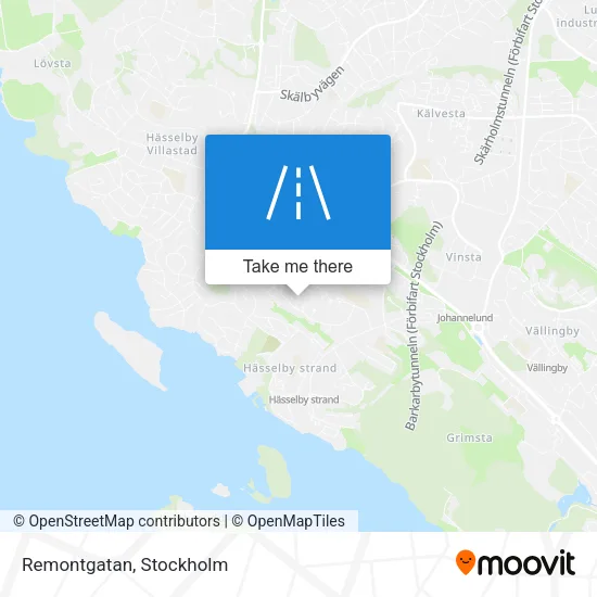 Remontgatan map