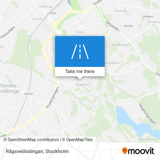 Rågsvedsslingan map