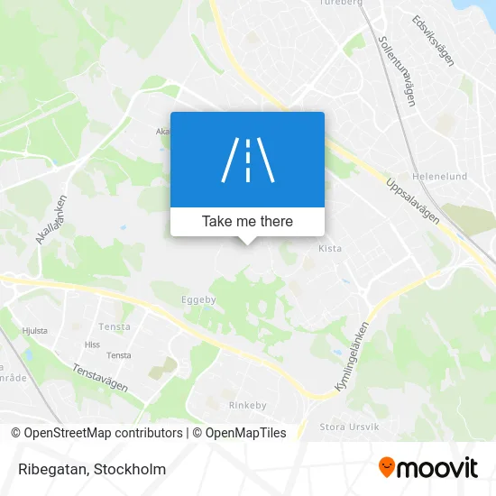 Ribegatan map
