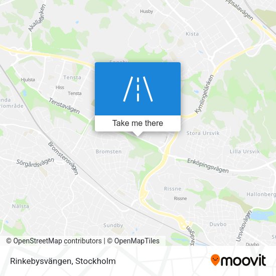 Rinkebysvängen map
