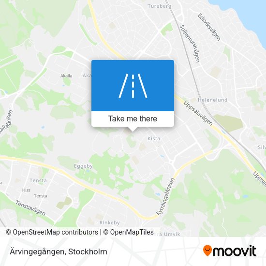 Ärvingegången map