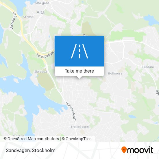 Sandvägen map