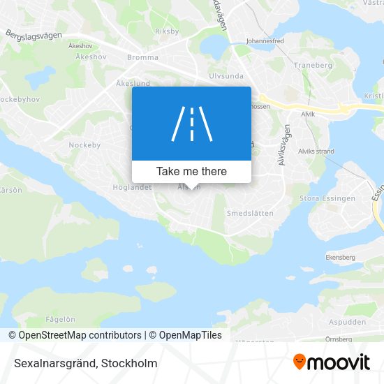 Sexalnarsgränd map