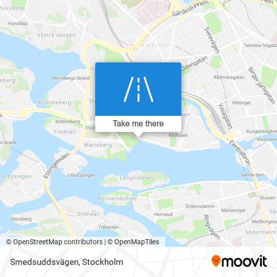 Smedsuddsvägen map