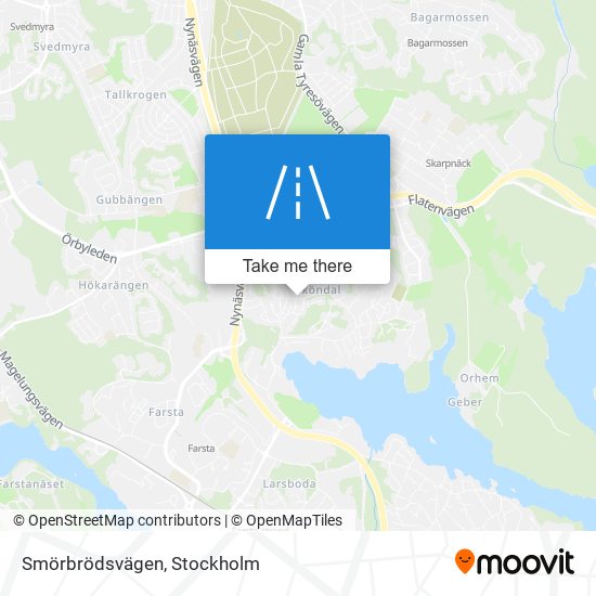 Smörbrödsvägen map