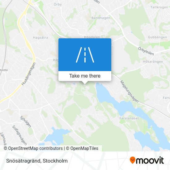 Snösätragränd map