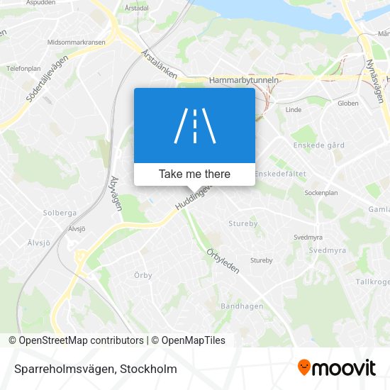 Sparreholmsvägen map