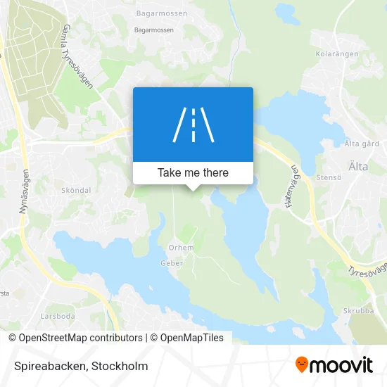 Spireabacken map