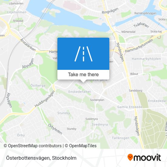 Österbottensvägen map