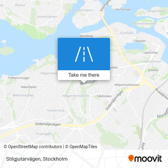 Stilgjutarvägen map