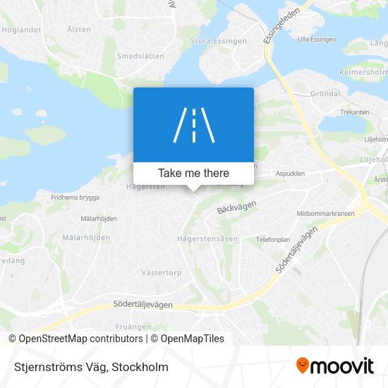 Stjernströms Väg map